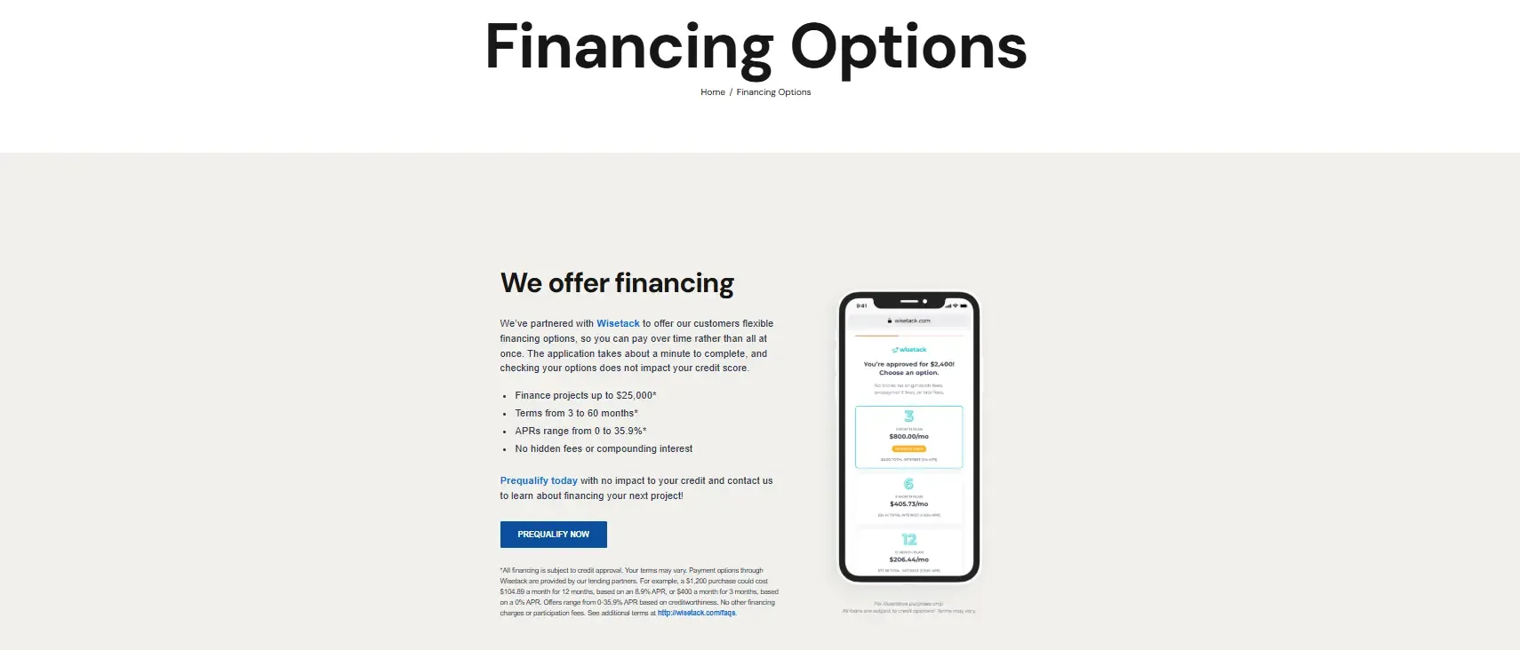 Custom Financing Plugin for Precision Painting