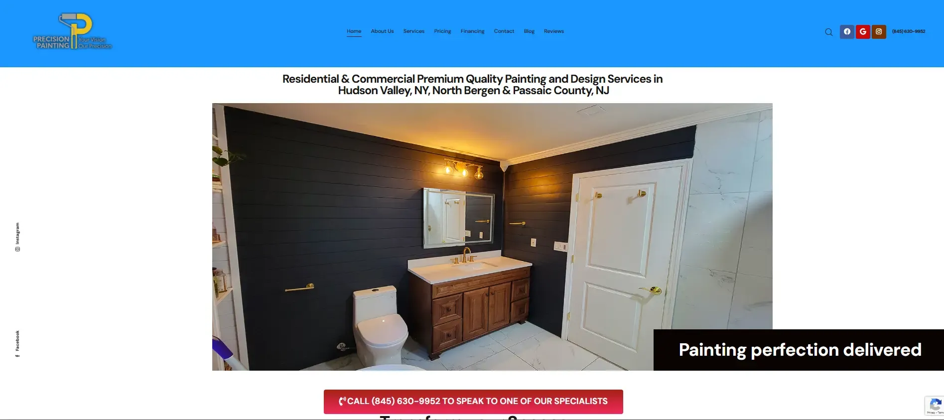 Custom Elementor Homepage redesign to show key elements