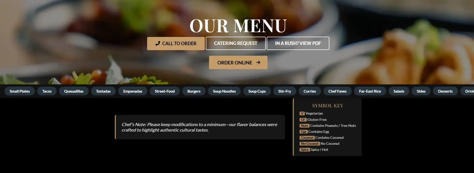 Restaurant Interactive Menu with Responsiveness for Easy Ordering